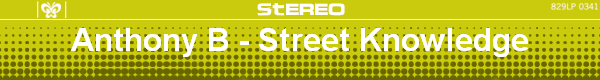 Anthony B - Street Knowledge