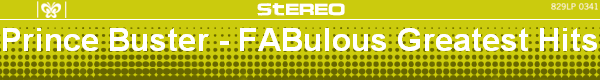 Prince Buster - FABulous Greatest Hits